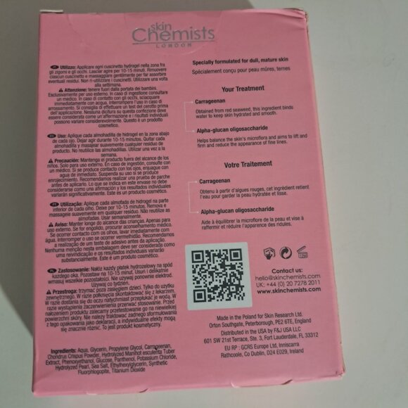 Skin Chemists Instant Lift Anti-aging Hydrogel Eye Pads NIB 2 Boxes - Picture 8 of 11